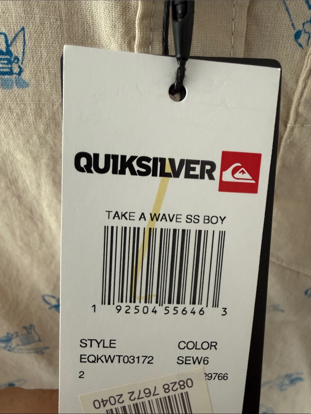 Boys Quiksilver Button Up - Picture 5 of 5